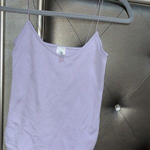 Basic purple tank body suit- NEVER WORN
